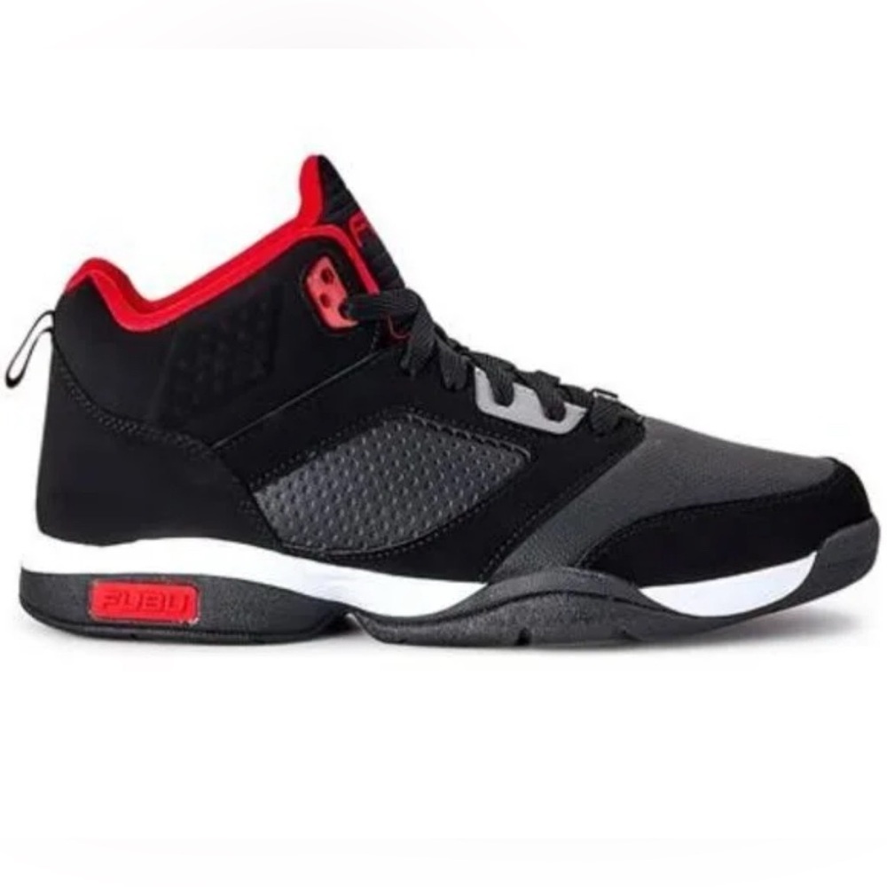 FUBU Men's Athletic Shoes in Black and Red